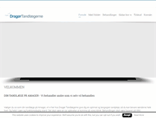 Tablet Screenshot of dragoertand.dk